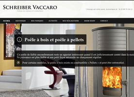 Schreiber Vaccaro, cheminées poêles en faïence four à bois et magasin de vente, Guebwiller 68